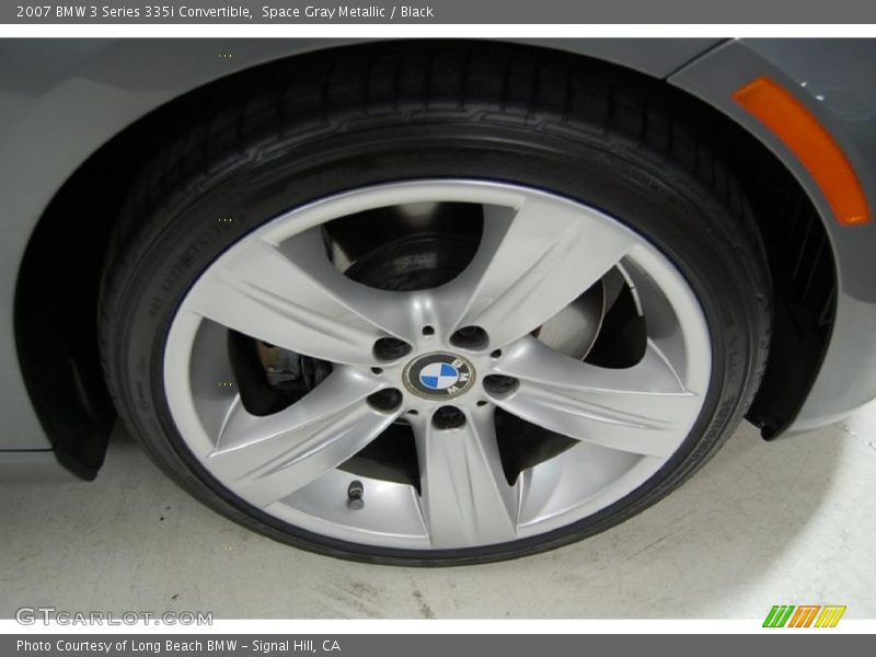 Space Gray Metallic / Black 2007 BMW 3 Series 335i Convertible