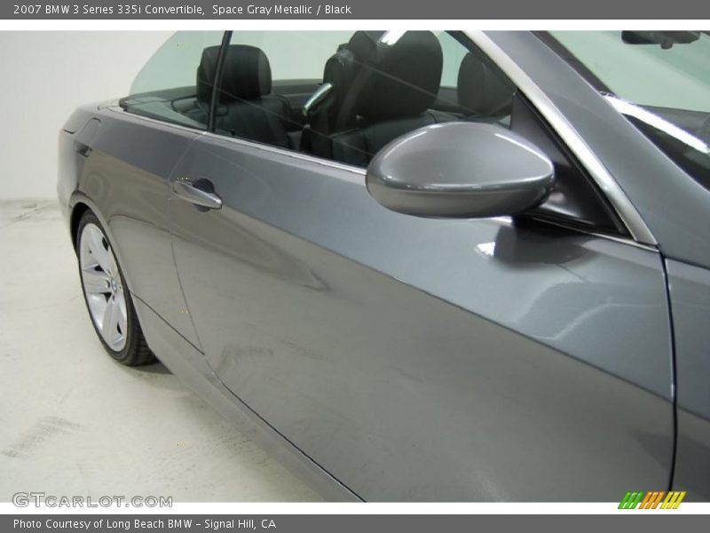Space Gray Metallic / Black 2007 BMW 3 Series 335i Convertible