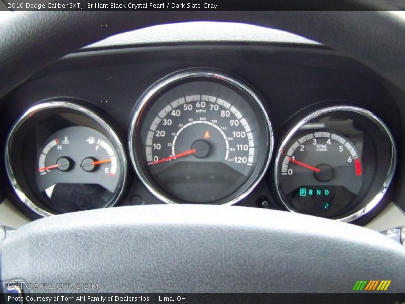 Brilliant Black Crystal Pearl / Dark Slate Gray 2010 Dodge Caliber SXT