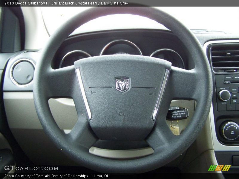 Brilliant Black Crystal Pearl / Dark Slate Gray 2010 Dodge Caliber SXT