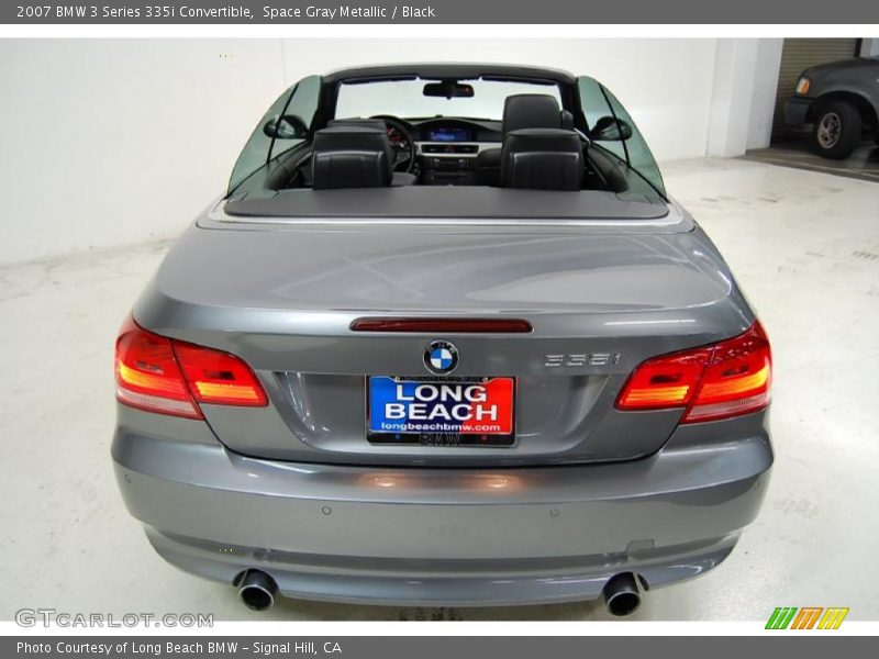 Space Gray Metallic / Black 2007 BMW 3 Series 335i Convertible
