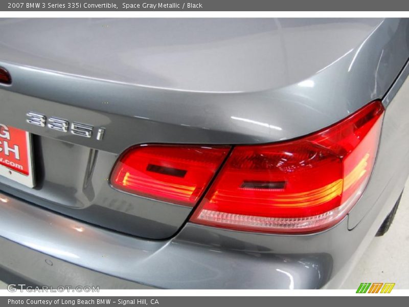 Space Gray Metallic / Black 2007 BMW 3 Series 335i Convertible