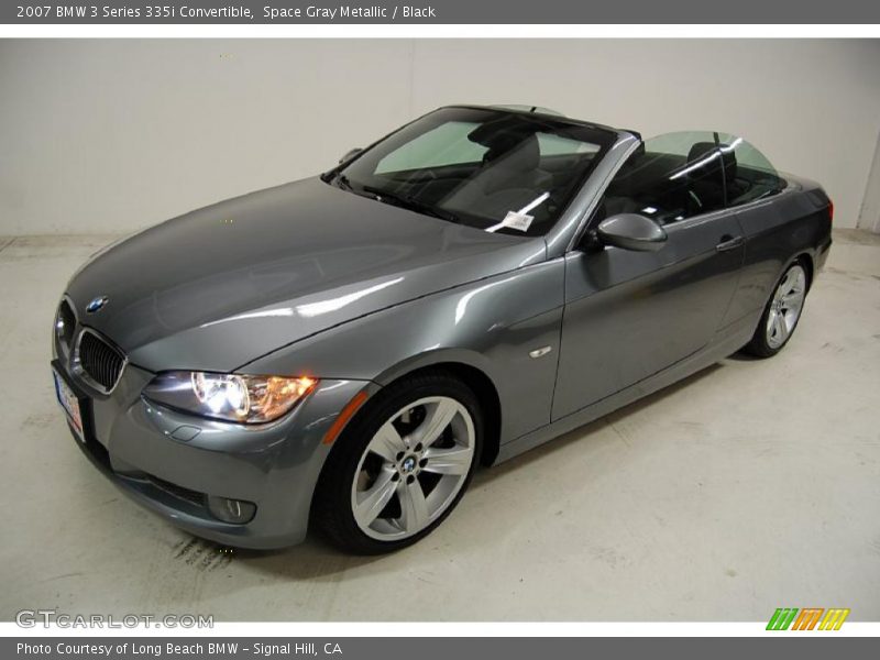 Space Gray Metallic / Black 2007 BMW 3 Series 335i Convertible