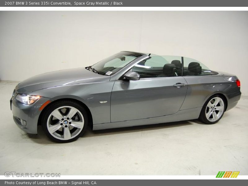 Space Gray Metallic / Black 2007 BMW 3 Series 335i Convertible