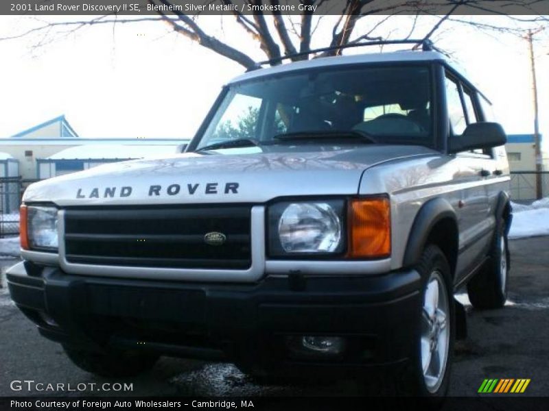 Blenheim Silver Metallic / Smokestone Gray 2001 Land Rover Discovery II SE