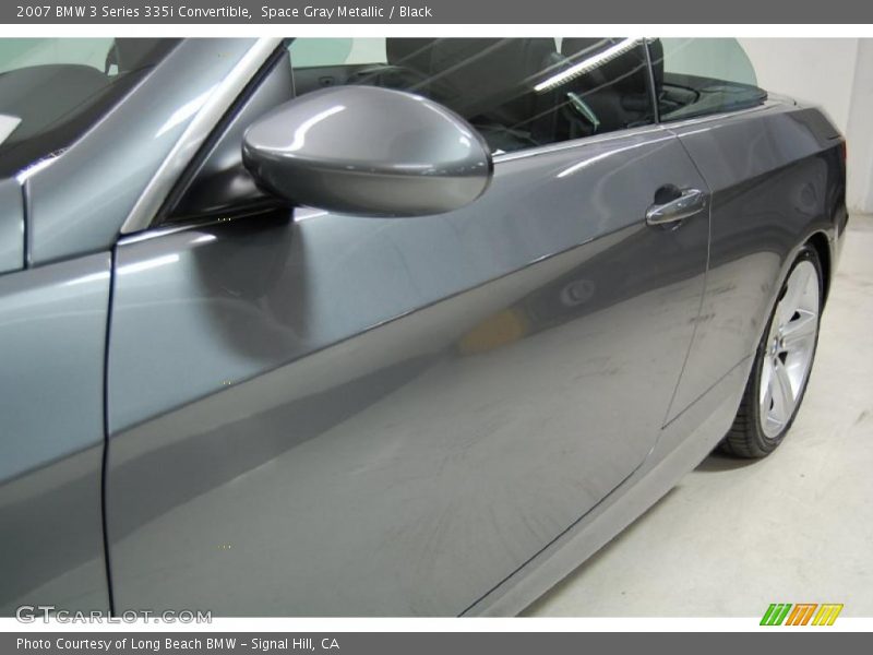 Space Gray Metallic / Black 2007 BMW 3 Series 335i Convertible