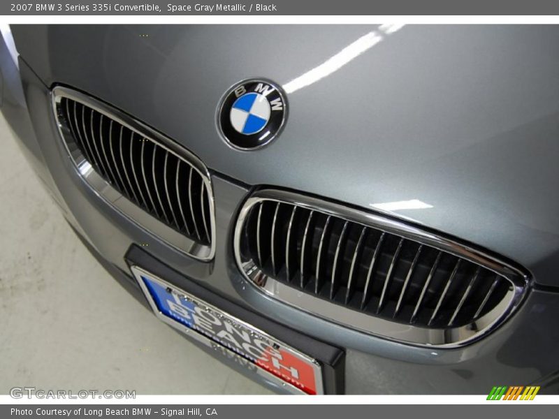 Space Gray Metallic / Black 2007 BMW 3 Series 335i Convertible