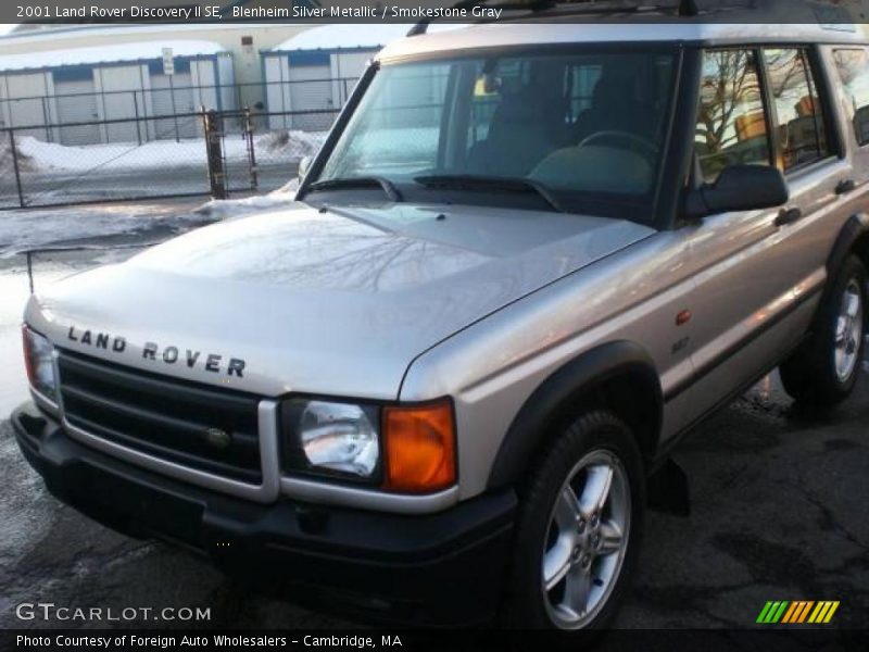 Blenheim Silver Metallic / Smokestone Gray 2001 Land Rover Discovery II SE