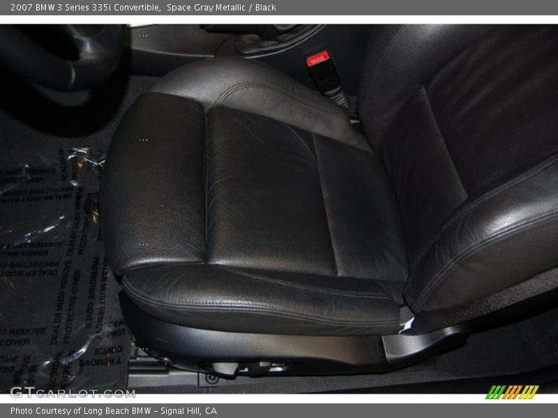 Space Gray Metallic / Black 2007 BMW 3 Series 335i Convertible