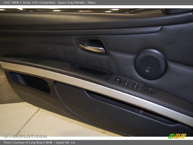 Space Gray Metallic / Black 2007 BMW 3 Series 335i Convertible