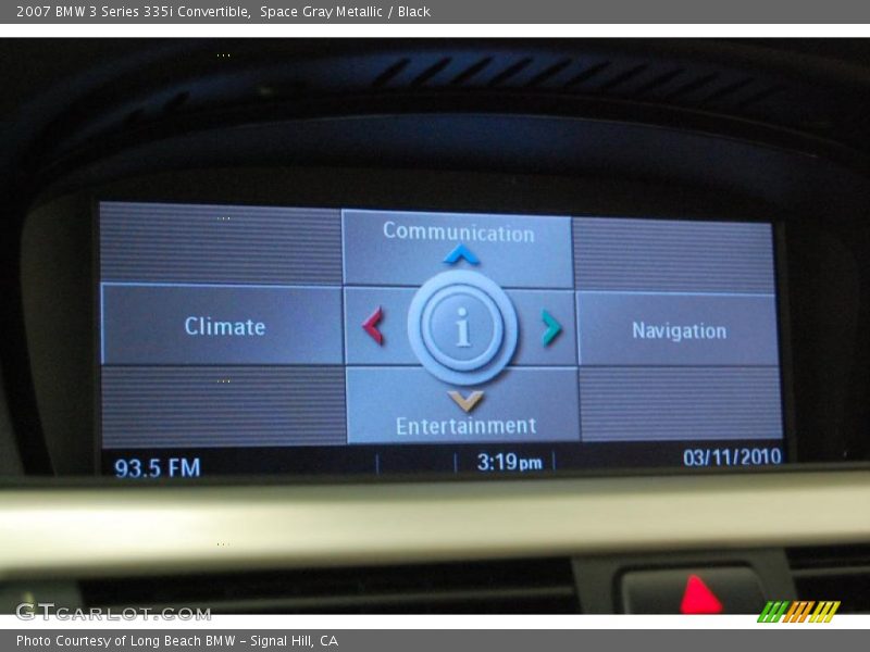 Space Gray Metallic / Black 2007 BMW 3 Series 335i Convertible