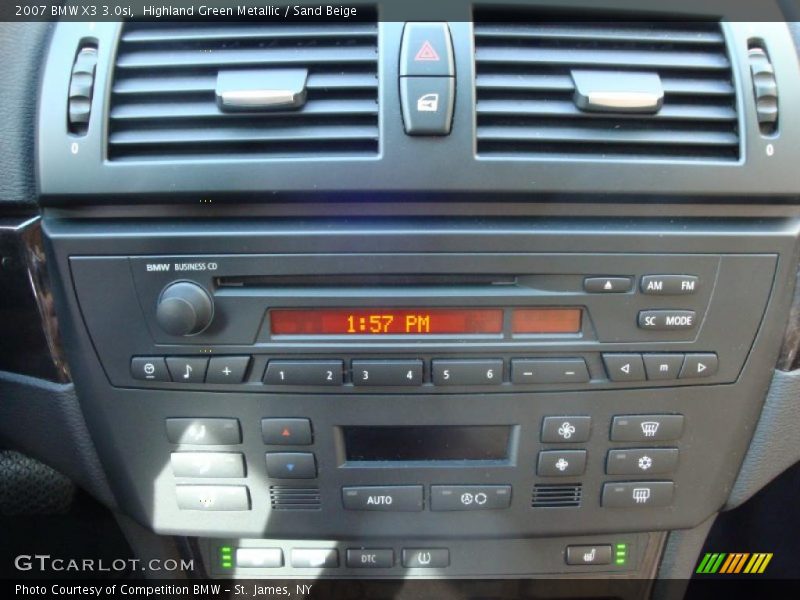 Highland Green Metallic / Sand Beige 2007 BMW X3 3.0si