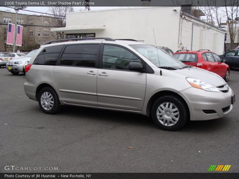 Silver Shadow Pearl / Stone 2008 Toyota Sienna LE