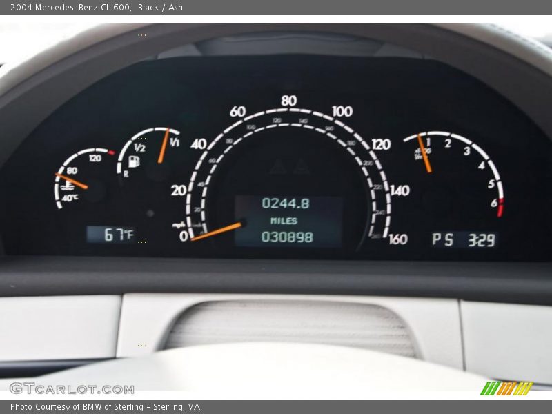 Black / Ash 2004 Mercedes-Benz CL 600