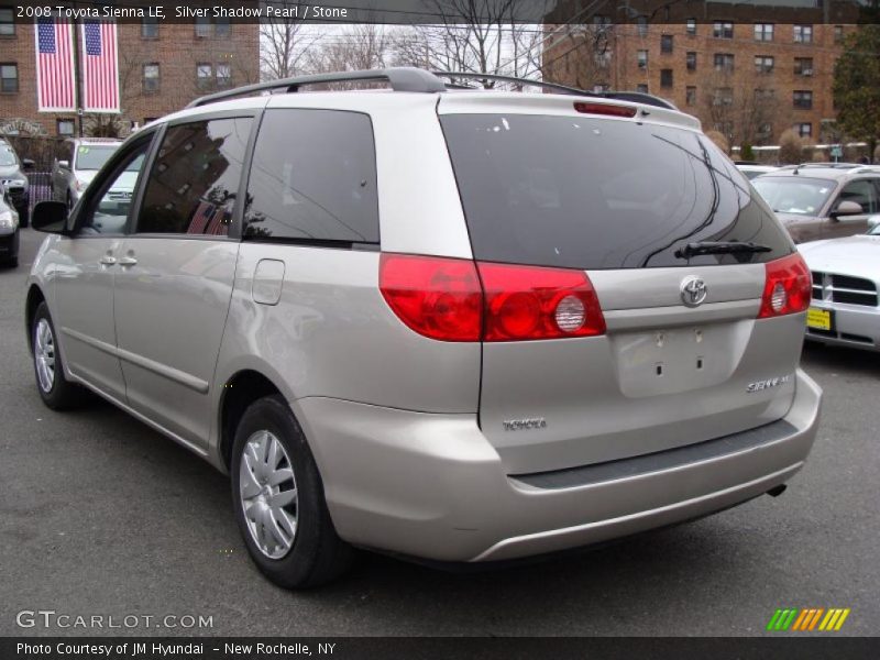 Silver Shadow Pearl / Stone 2008 Toyota Sienna LE