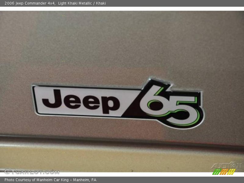 Light Khaki Metallic / Khaki 2006 Jeep Commander 4x4