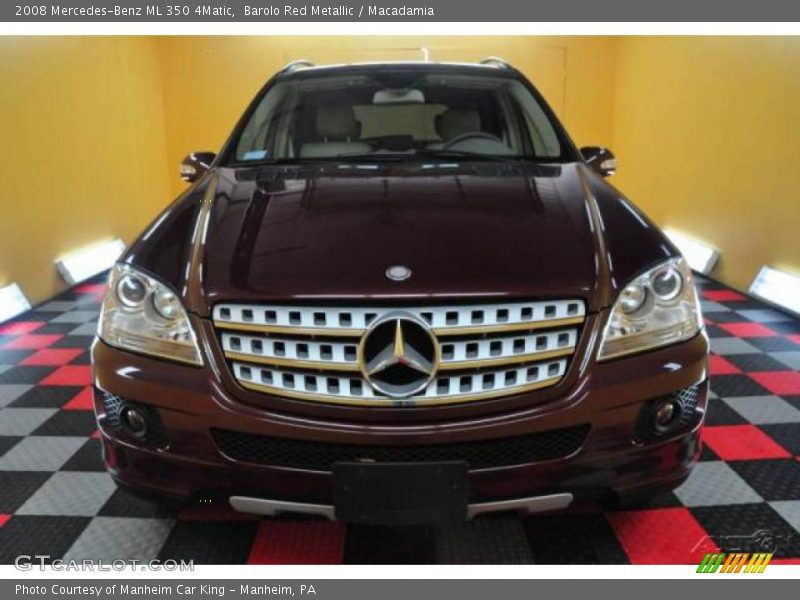 Barolo Red Metallic / Macadamia 2008 Mercedes-Benz ML 350 4Matic