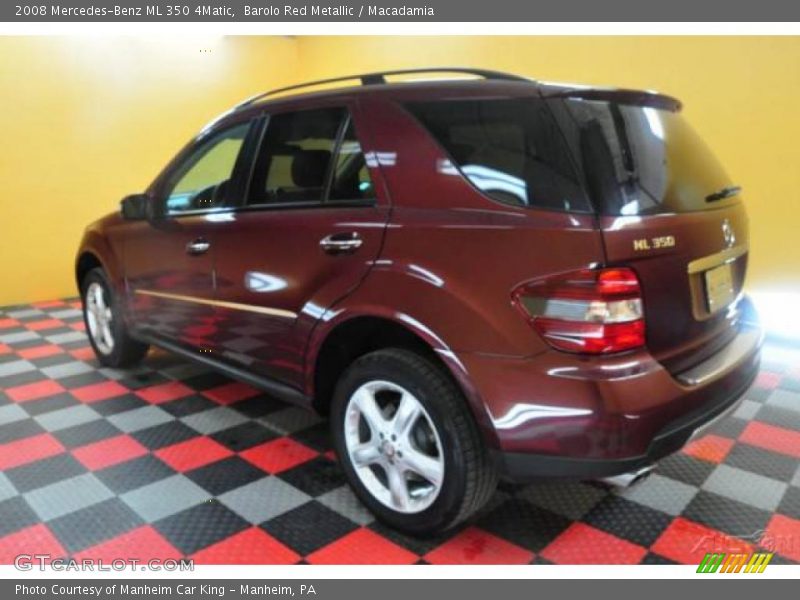 Barolo Red Metallic / Macadamia 2008 Mercedes-Benz ML 350 4Matic