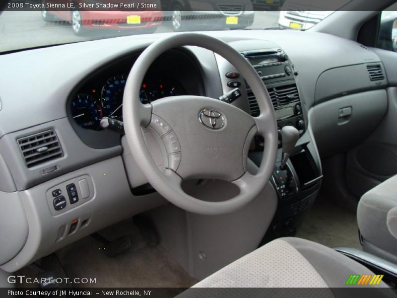 Silver Shadow Pearl / Stone 2008 Toyota Sienna LE