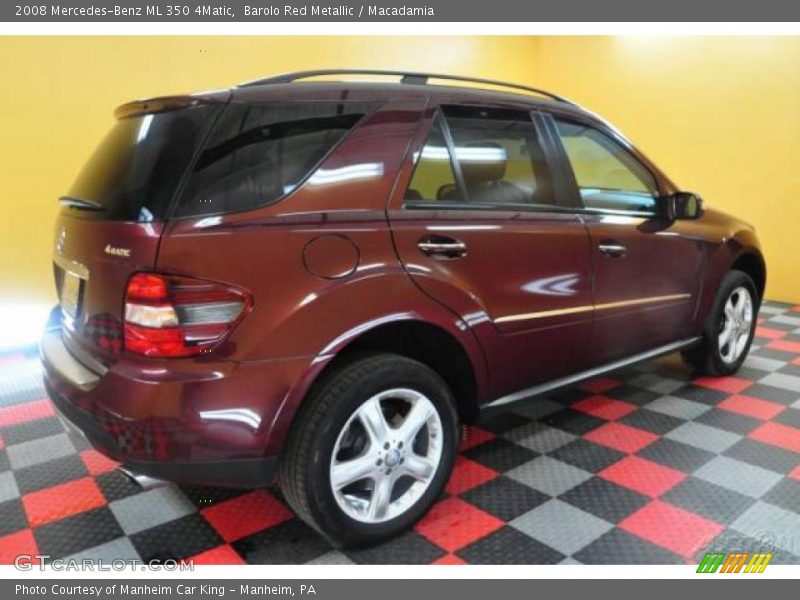 Barolo Red Metallic / Macadamia 2008 Mercedes-Benz ML 350 4Matic