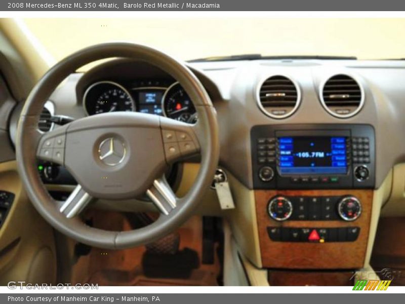 Barolo Red Metallic / Macadamia 2008 Mercedes-Benz ML 350 4Matic