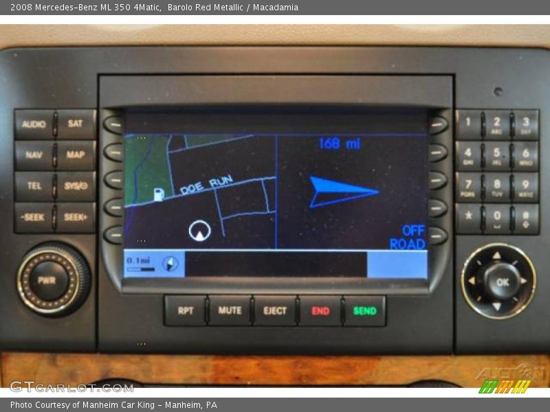 Barolo Red Metallic / Macadamia 2008 Mercedes-Benz ML 350 4Matic