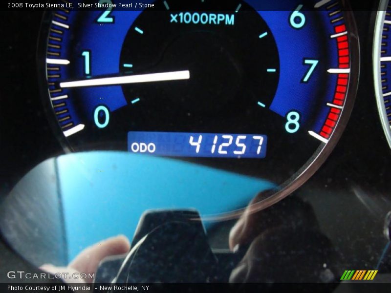 Silver Shadow Pearl / Stone 2008 Toyota Sienna LE