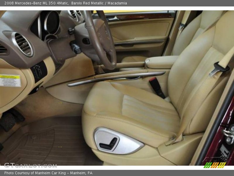 Barolo Red Metallic / Macadamia 2008 Mercedes-Benz ML 350 4Matic