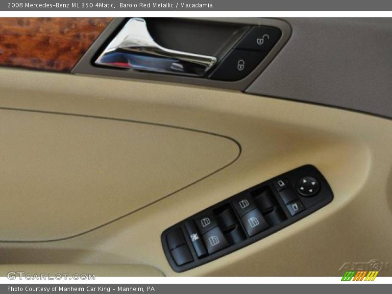 Barolo Red Metallic / Macadamia 2008 Mercedes-Benz ML 350 4Matic