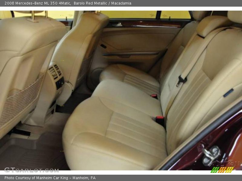 Barolo Red Metallic / Macadamia 2008 Mercedes-Benz ML 350 4Matic