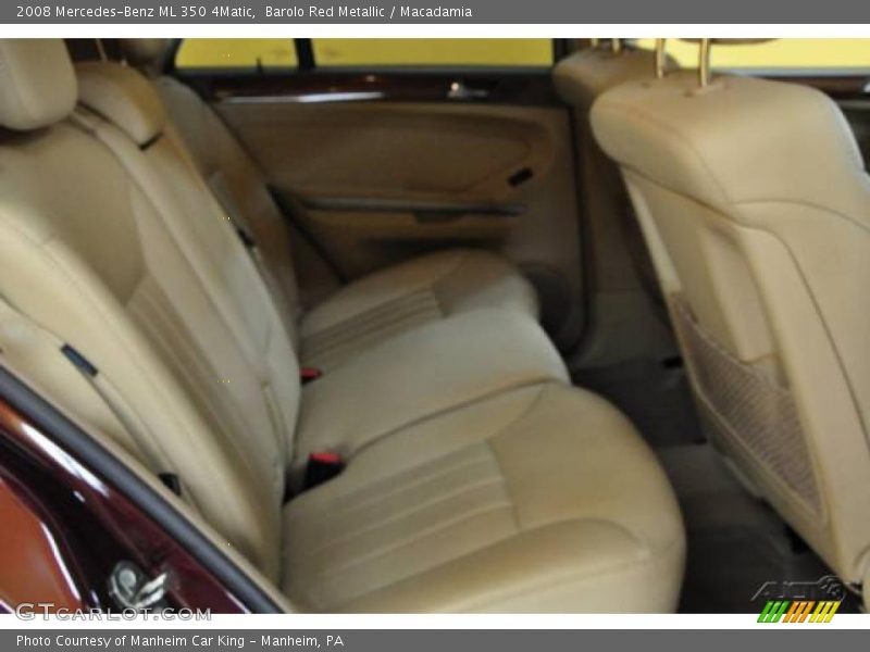 Barolo Red Metallic / Macadamia 2008 Mercedes-Benz ML 350 4Matic