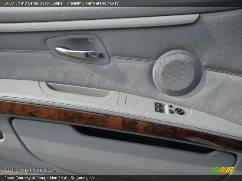 Titanium Silver Metallic / Grey 2007 BMW 3 Series 328xi Coupe