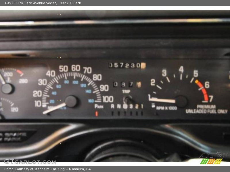 Black / Black 1993 Buick Park Avenue Sedan
