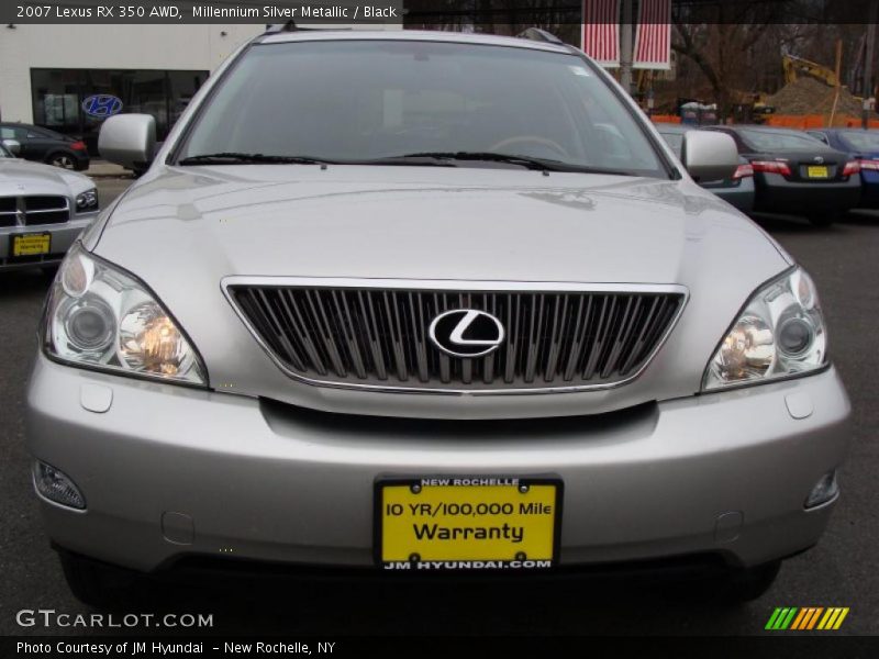 Millennium Silver Metallic / Black 2007 Lexus RX 350 AWD