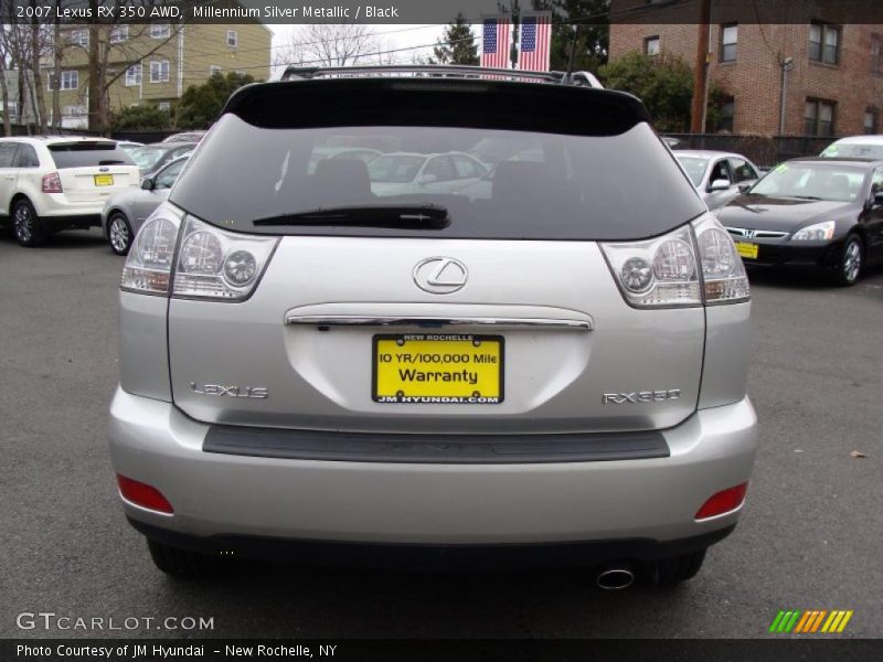 Millennium Silver Metallic / Black 2007 Lexus RX 350 AWD
