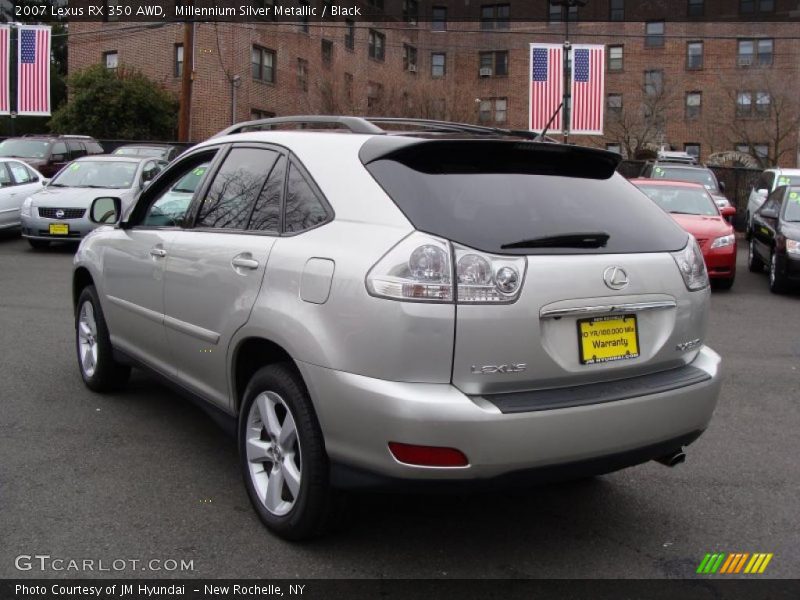 Millennium Silver Metallic / Black 2007 Lexus RX 350 AWD