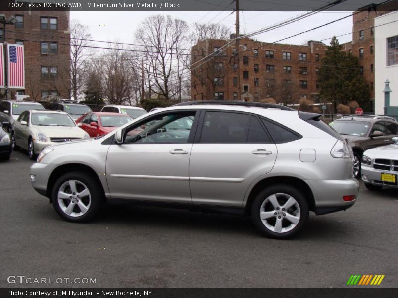Millennium Silver Metallic / Black 2007 Lexus RX 350 AWD