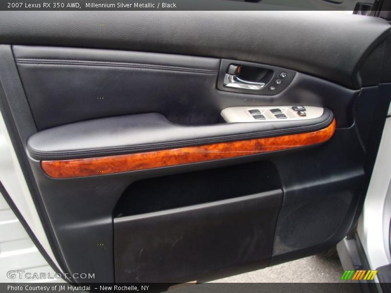 Millennium Silver Metallic / Black 2007 Lexus RX 350 AWD