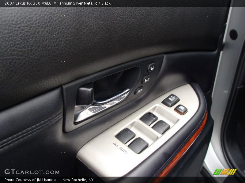 Millennium Silver Metallic / Black 2007 Lexus RX 350 AWD