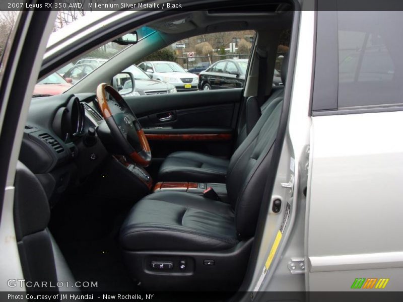 Millennium Silver Metallic / Black 2007 Lexus RX 350 AWD