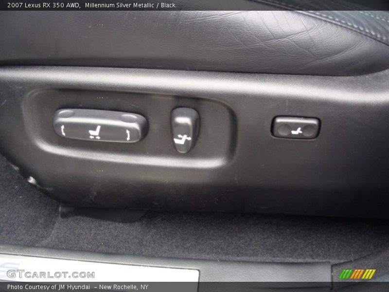 Millennium Silver Metallic / Black 2007 Lexus RX 350 AWD