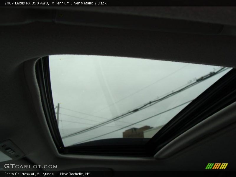 Millennium Silver Metallic / Black 2007 Lexus RX 350 AWD