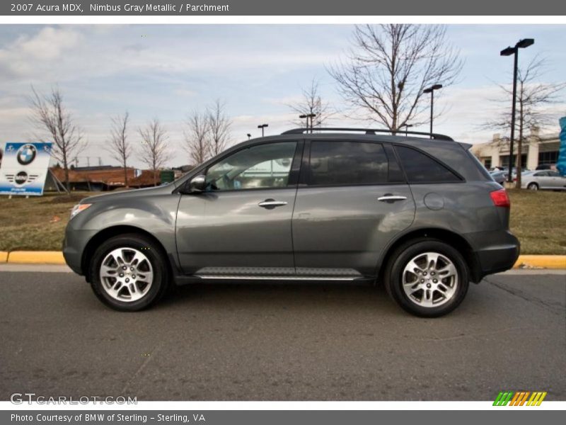 Nimbus Gray Metallic / Parchment 2007 Acura MDX