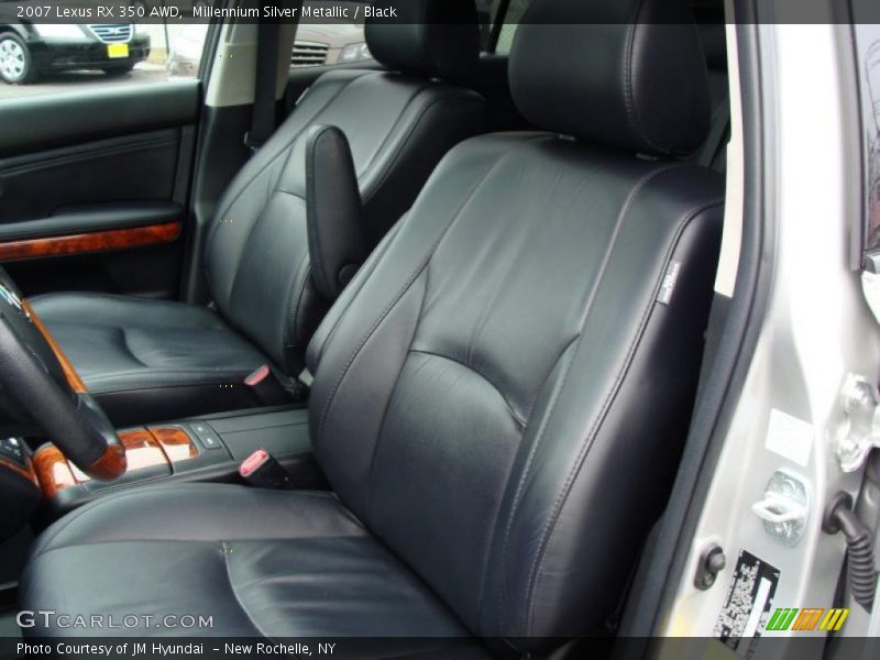 Millennium Silver Metallic / Black 2007 Lexus RX 350 AWD