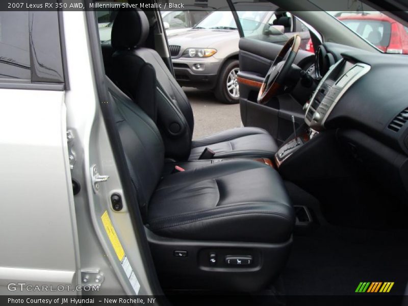 Millennium Silver Metallic / Black 2007 Lexus RX 350 AWD