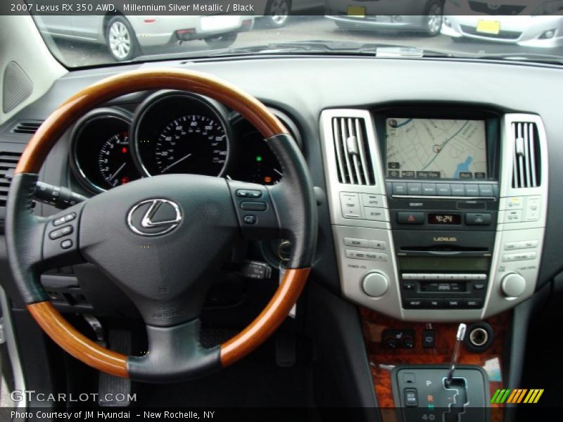 Millennium Silver Metallic / Black 2007 Lexus RX 350 AWD