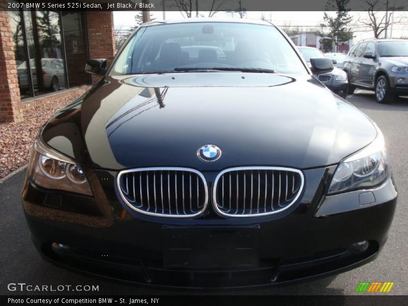 Jet Black / Black 2007 BMW 5 Series 525i Sedan