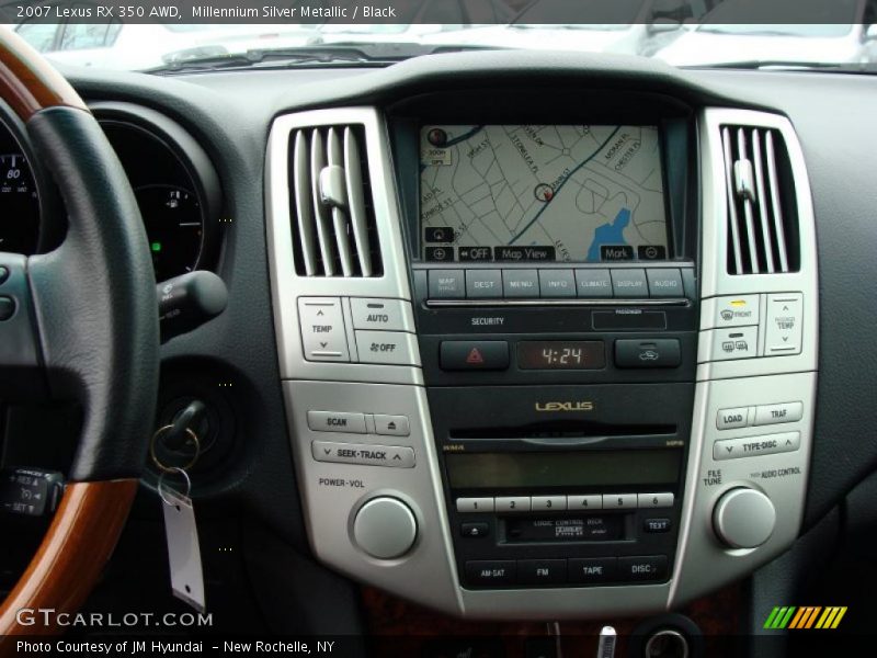 Millennium Silver Metallic / Black 2007 Lexus RX 350 AWD