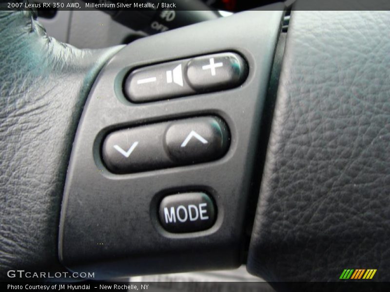 Millennium Silver Metallic / Black 2007 Lexus RX 350 AWD