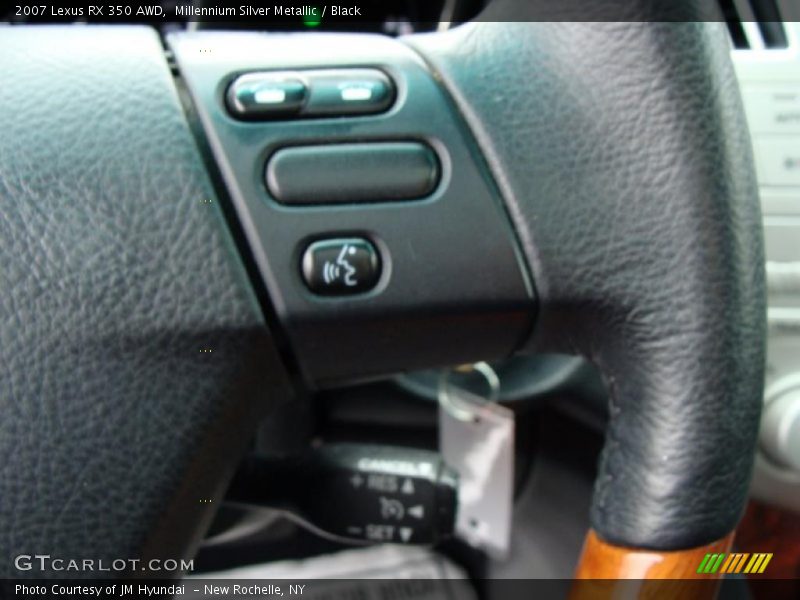 Millennium Silver Metallic / Black 2007 Lexus RX 350 AWD